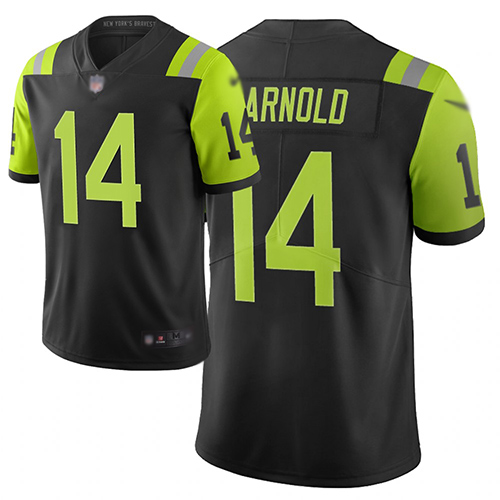 New York Jets Limited Black Youth Sam Darnold Jersey NFL Football #14 City Edition->youth nfl jersey->Youth Jersey